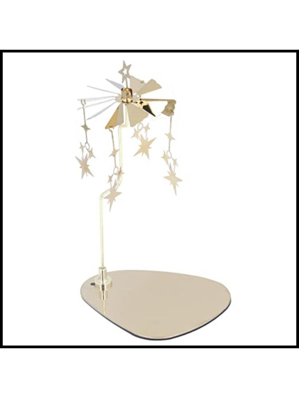 Rotating Stainless Steel Candle Holder Romantic Wind Chime Aromatherapy